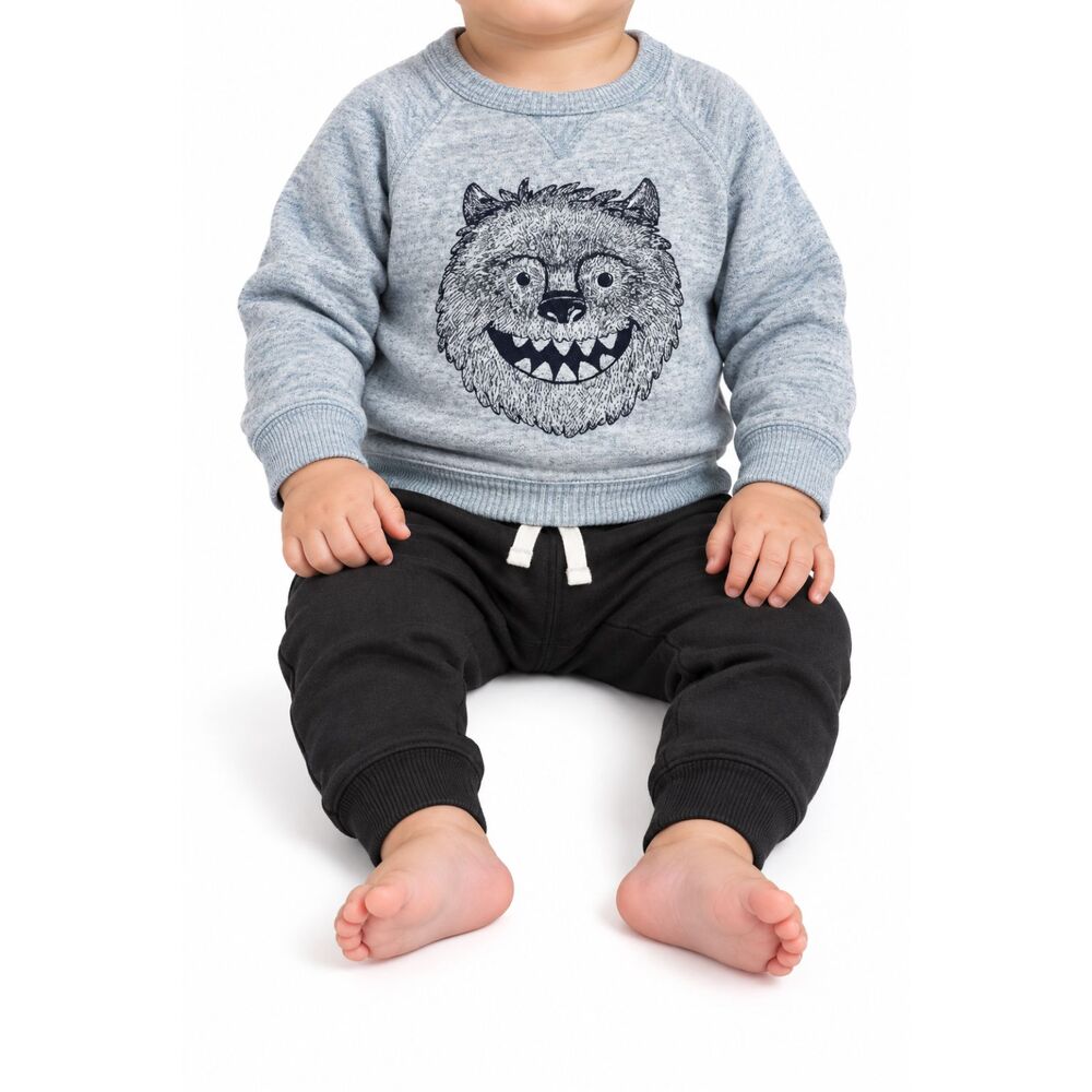 🔥 5 for $30 🔥 Carter's Boy's Yeti Pullover Sweatshirt & Jogger Set | Size 9M